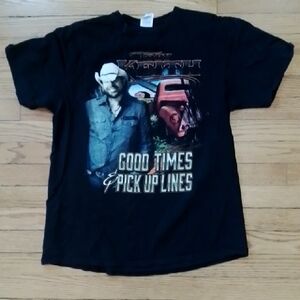 Toby Keith Good Times And Pick Up Lines Concert Tee